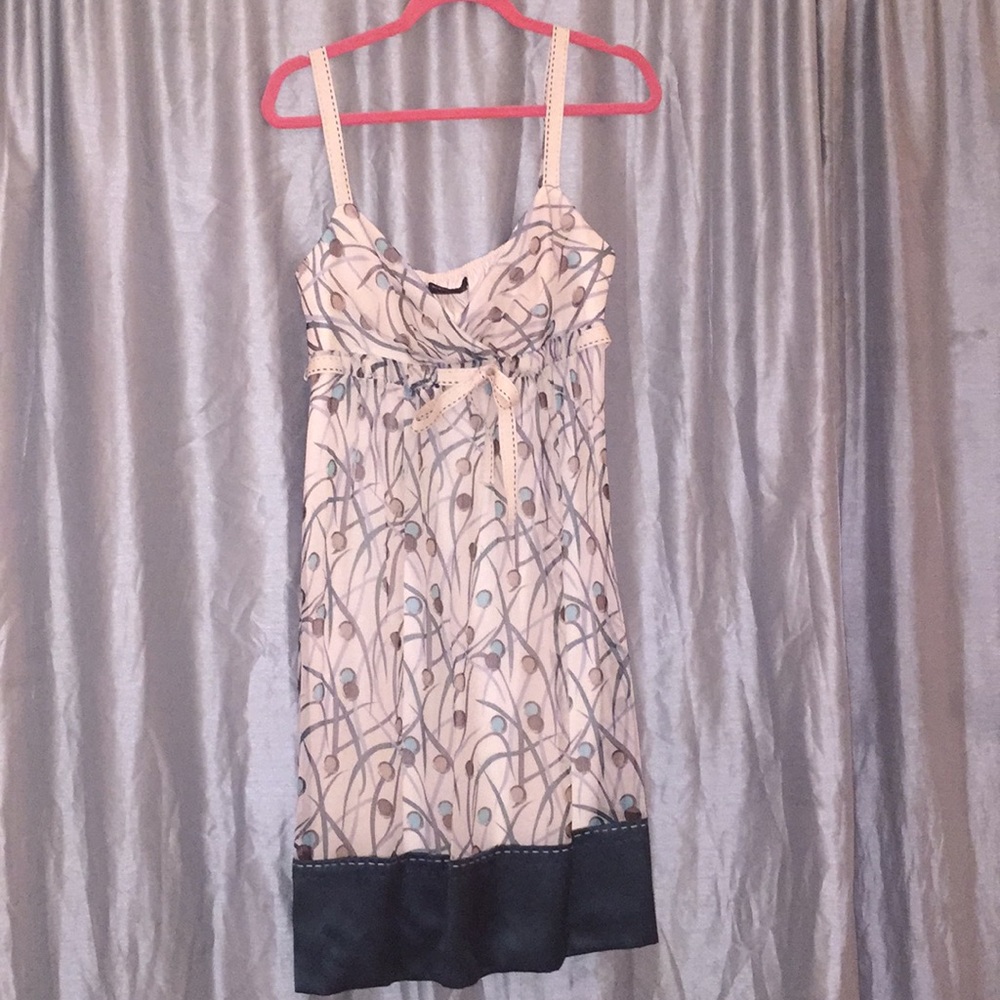 NWOT BCBG tie front dress